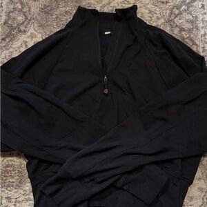 Lululemon Black Half-Zip Sweater
